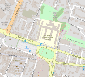 Alentours du lycée et balises