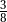 \frac{3}{8}